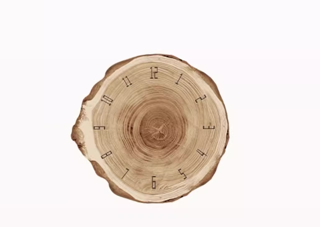 Growth Rings Table/Shelf Clock