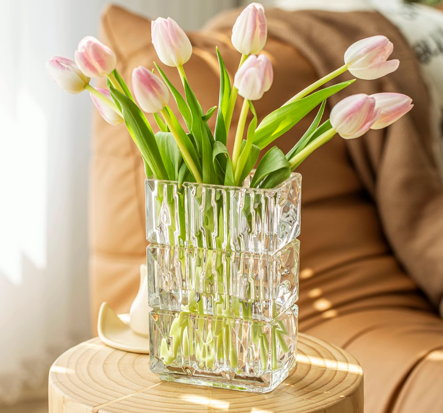 Rectangular Glass Vase