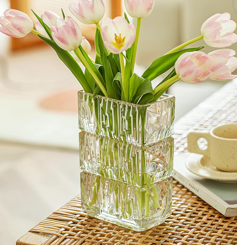 Rectangular Glass Vase