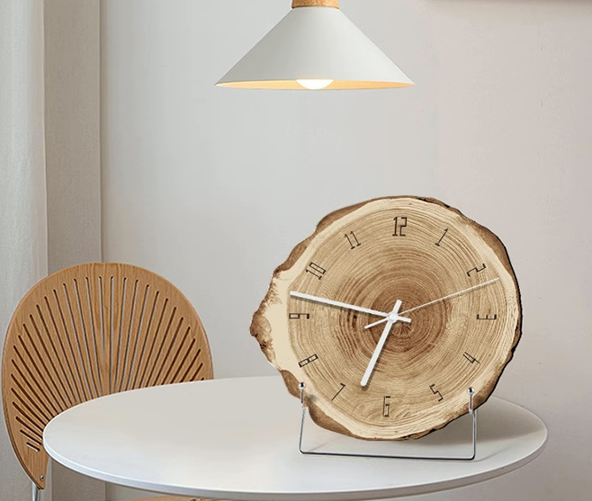 Growth Rings Table/Shelf Clock