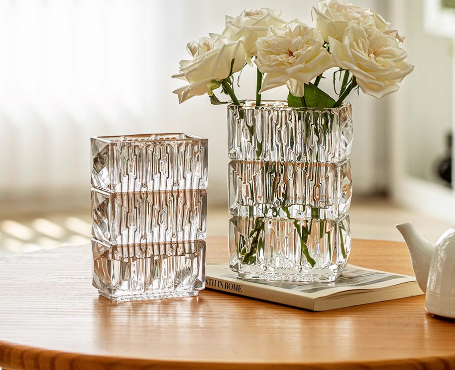 Rectangular Glass Vase