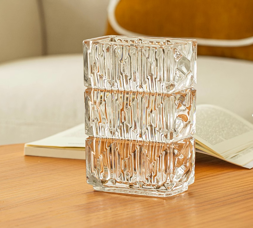 Rectangular Glass Vase