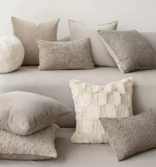 Beige Pillow Covers