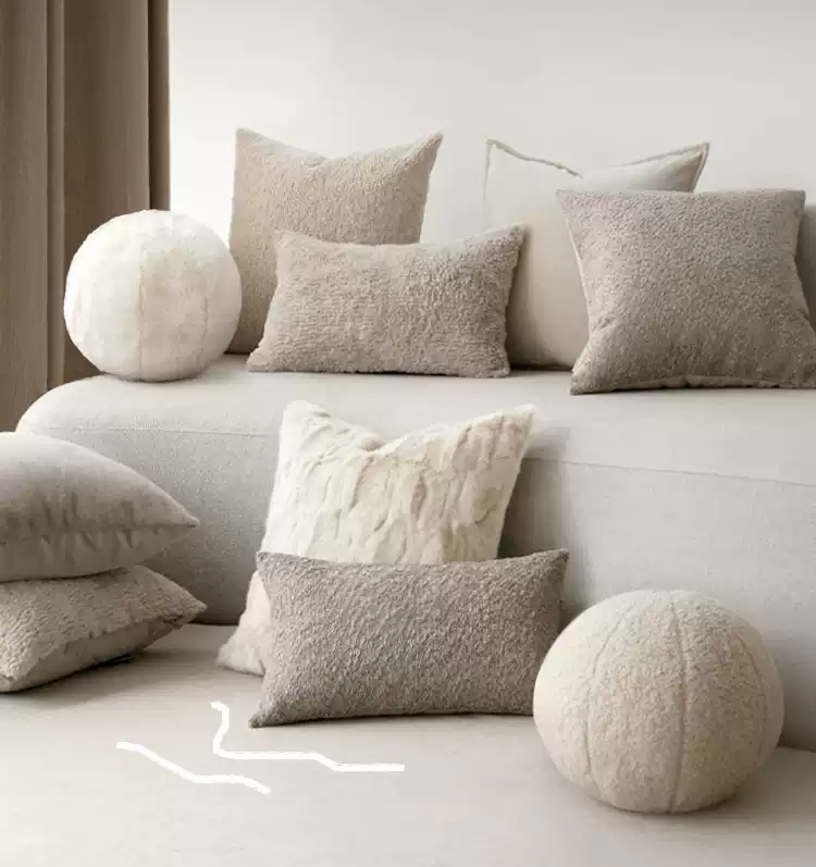 Beige Pillow Covers